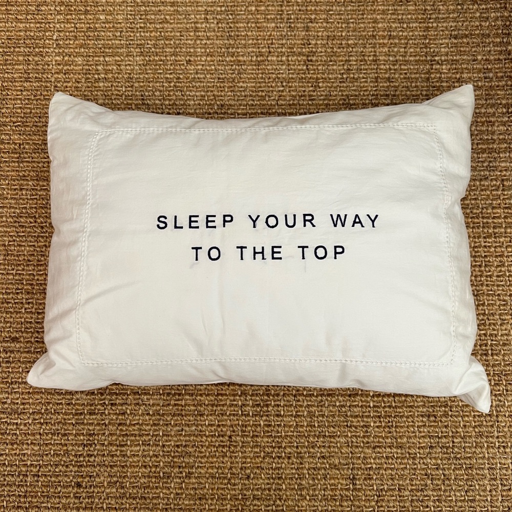 Hill House Home Sleep Your Way to the Top Mini Boudoir Pillow
